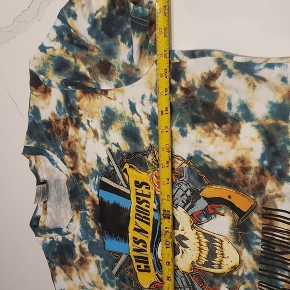 Guns N' Roses T-Shirt Tie Died Use Your Illusion 91 Men Large Camoflauge - Picture 8 of 9